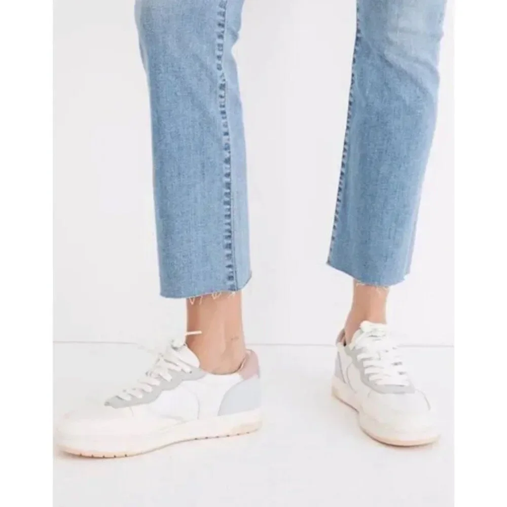 Madewell Women Court Color Block Leather Sneakers Size 8